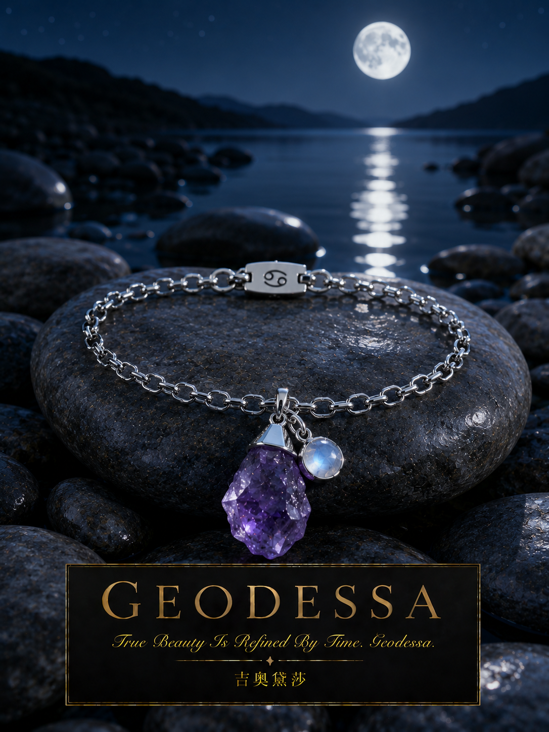 Cancer Collection with Moonstone